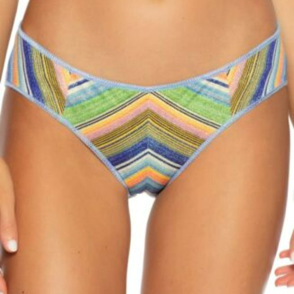 Becca East Village Claire Metallic Hipster Bikini Bottom size XL NWT